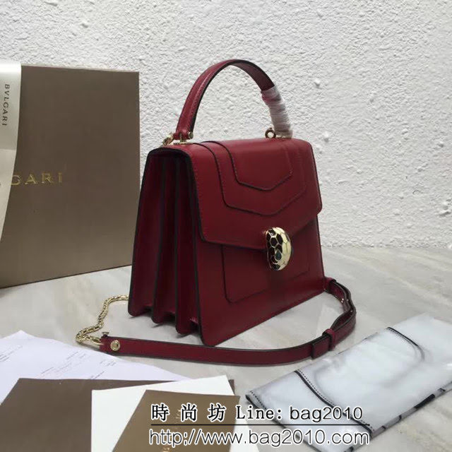 BVLGARI寶格麗 專櫃新款 原單品質 蛇頭扣環 手提單肩斜挎包 可拆卸肩帶 38329 FYD1162
